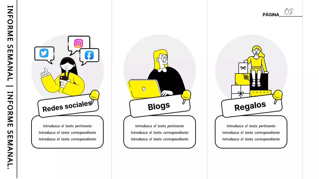 Actas de reuniones de estudio resaltadas en blanco y amarillo