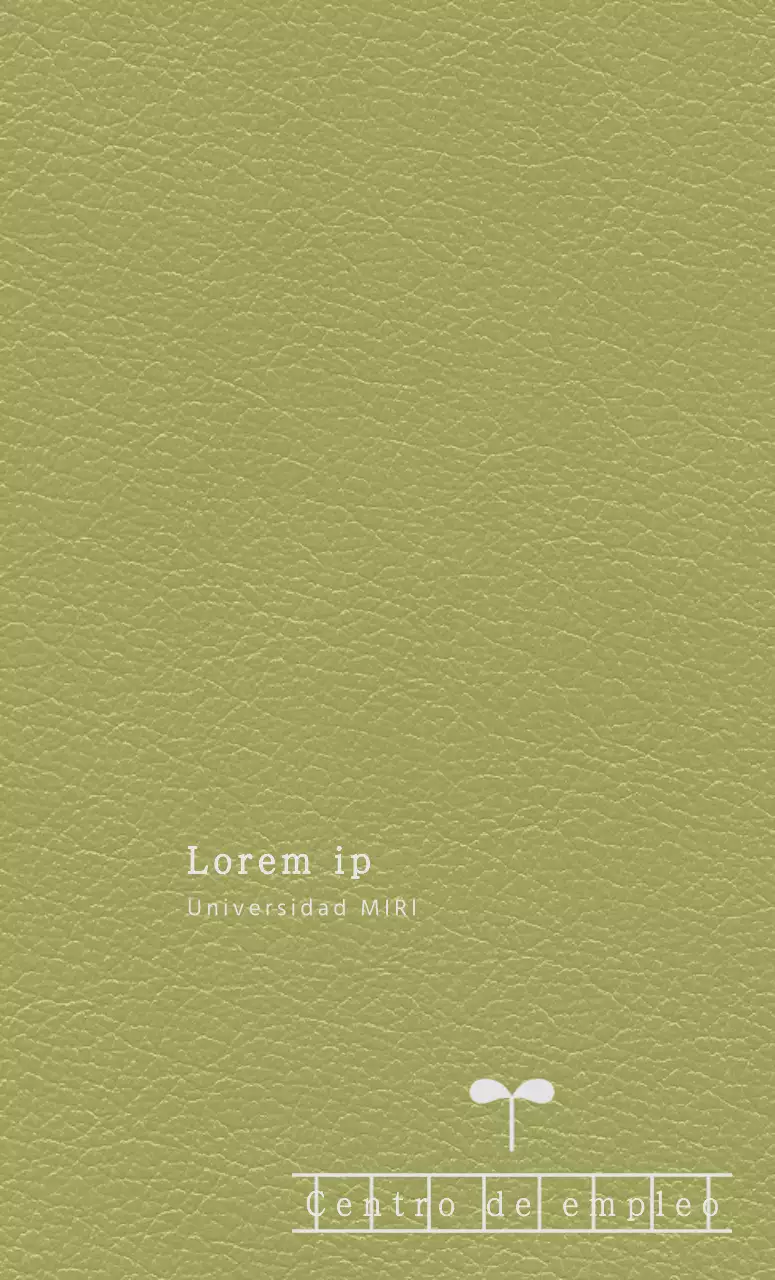 Portada de la agenda universitaria con aspecto de papel manuscrito del Centro de Carreras Profesionales