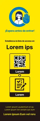 Pulcras etiquetas azules ilustradas de registro de coronavirus