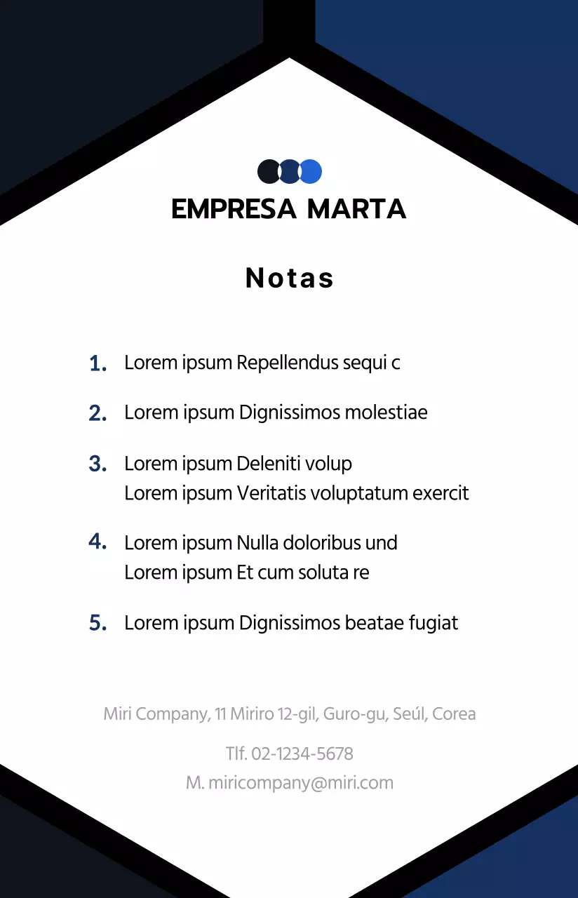 Una tarjeta de empleado sencilla y profesional en tonos azules