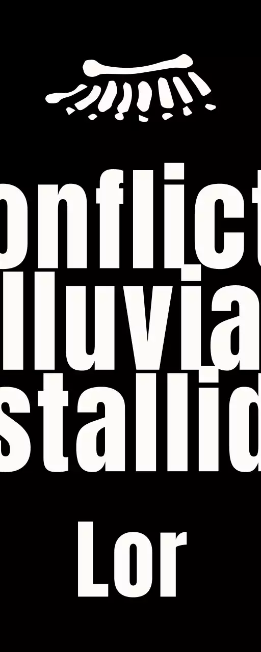Antiguo rótulo de escaparate con texto en blanco, negro y rojo del restaurante Miribonga e ilustraciones de tejados hanok y formas de sellos.