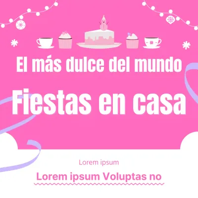 Evento de reserva de tartas de Navidad con Pink Cake Party