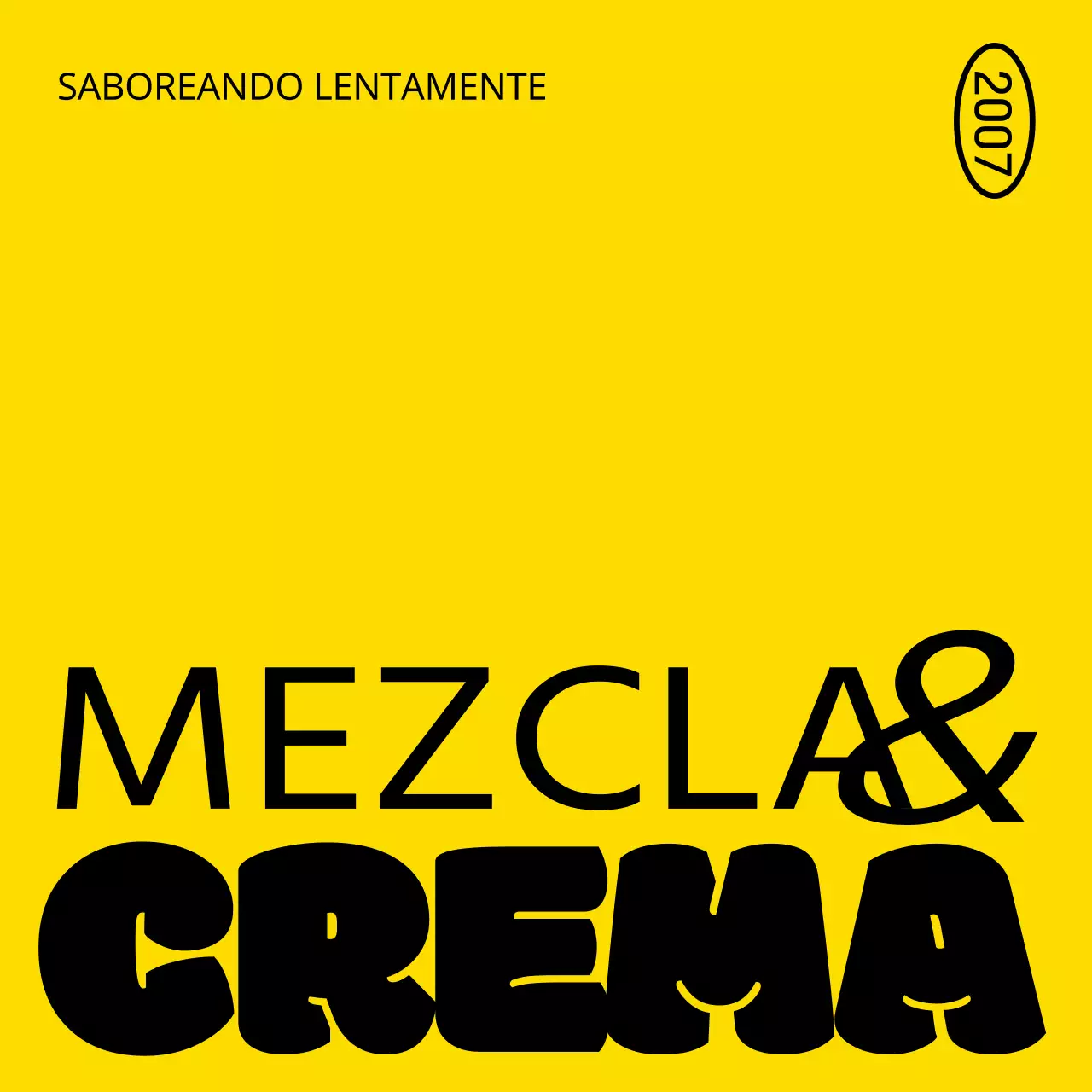 Promocione una cafetería de moda con una ilustración amarilla y negra de una persona bebiendo café.