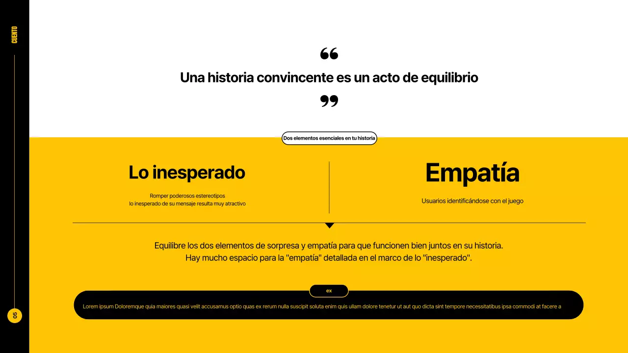 Amarillo Negro Charla dinámica de juego