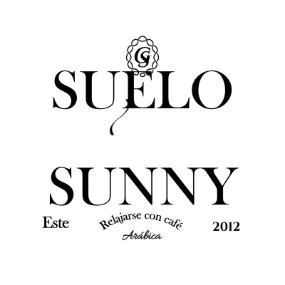 Mercancía de cafetería con texto negro, elegante y conceptual