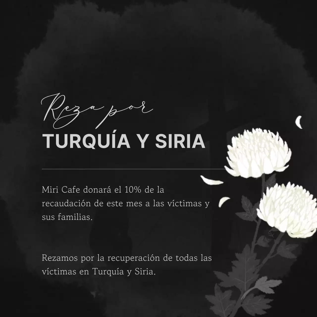 Homenajes negros y tranquilizadores por la catástrofe