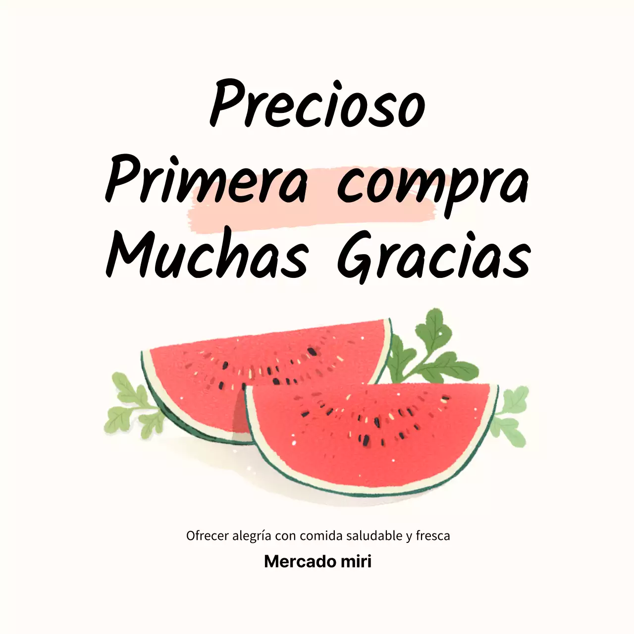 Pegatina Sandía Primera Compra