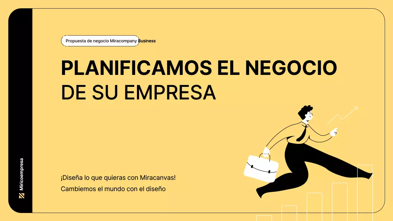 Ilustración empresarial de líneas sencillas y color amarillo