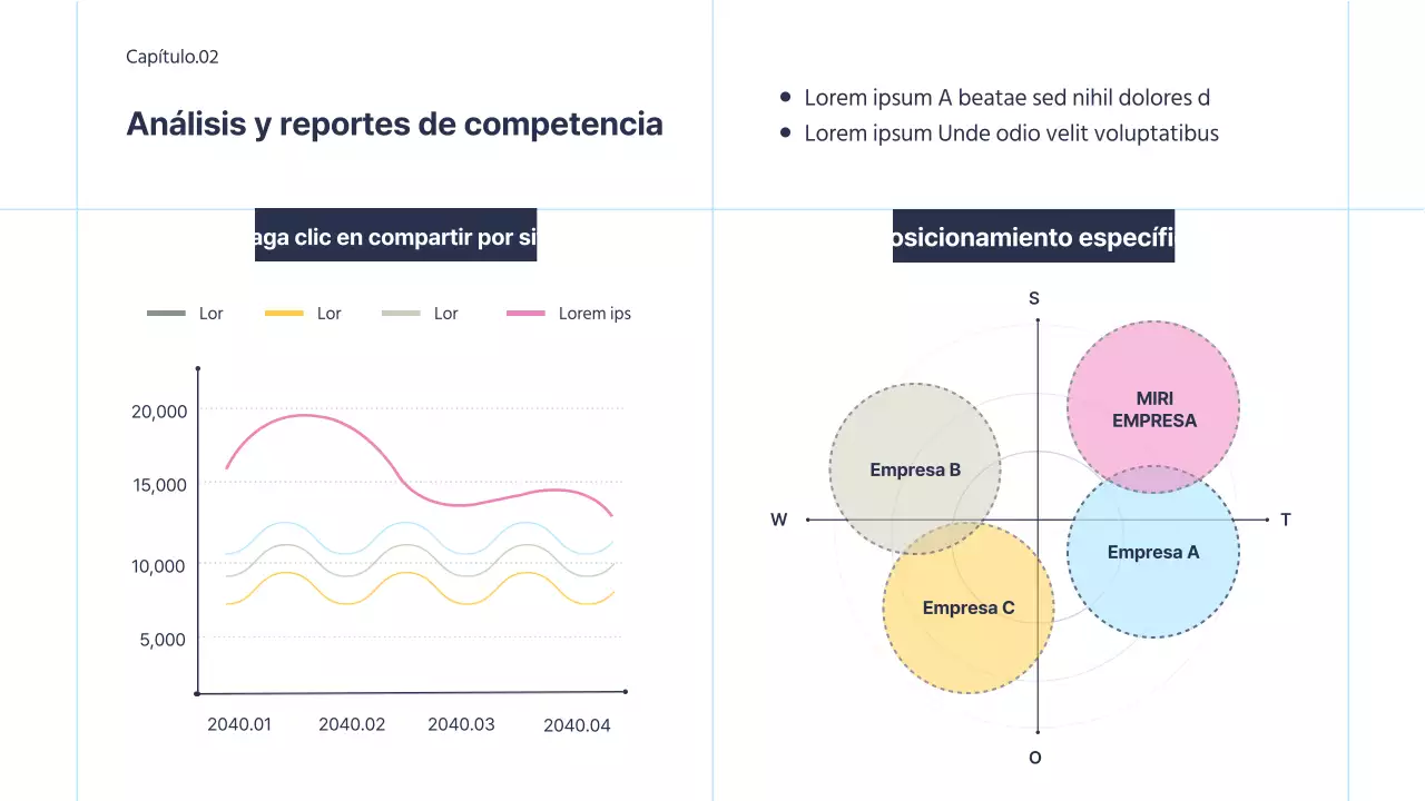 Infografía empresarial sencilla con toques rosas sobre fondo blanco