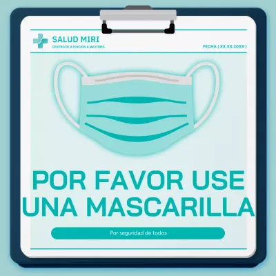 Instrucciones para el uso de la mascarilla Concept