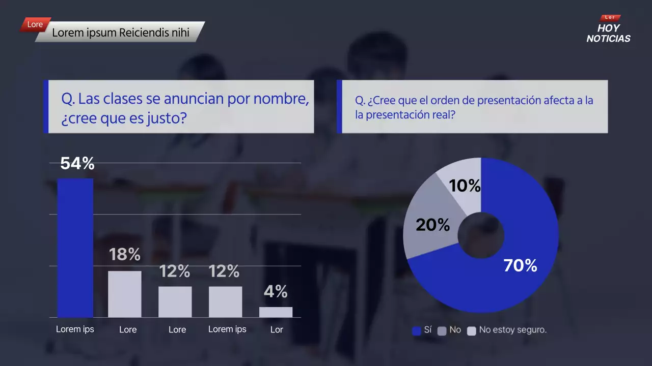 La escuela debate la tendencia azul y negra Noticias