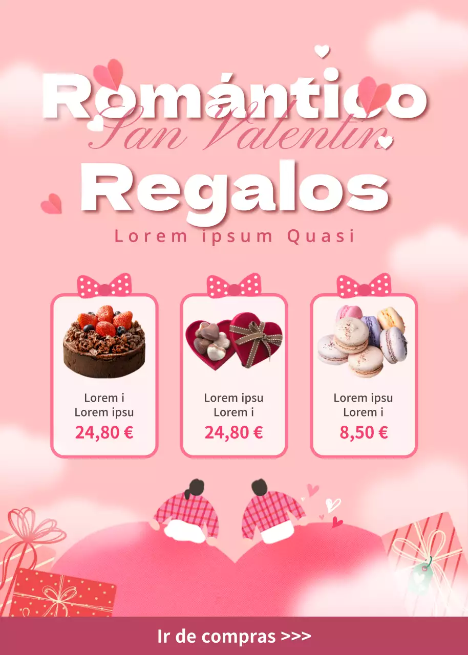 Descuentos en rosa por San Valentín