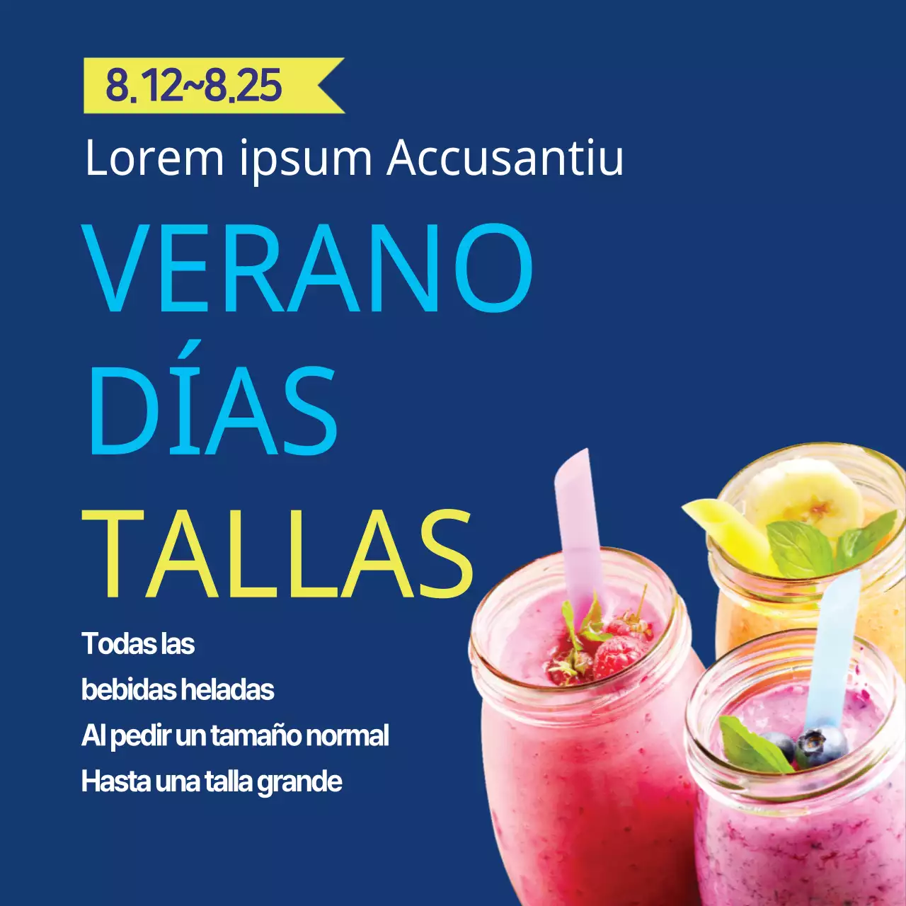 ¡Verano! Aumentar la talla