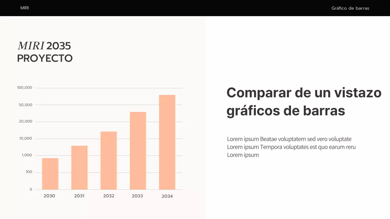 Un sencillo plan de negocio en naranja y beige