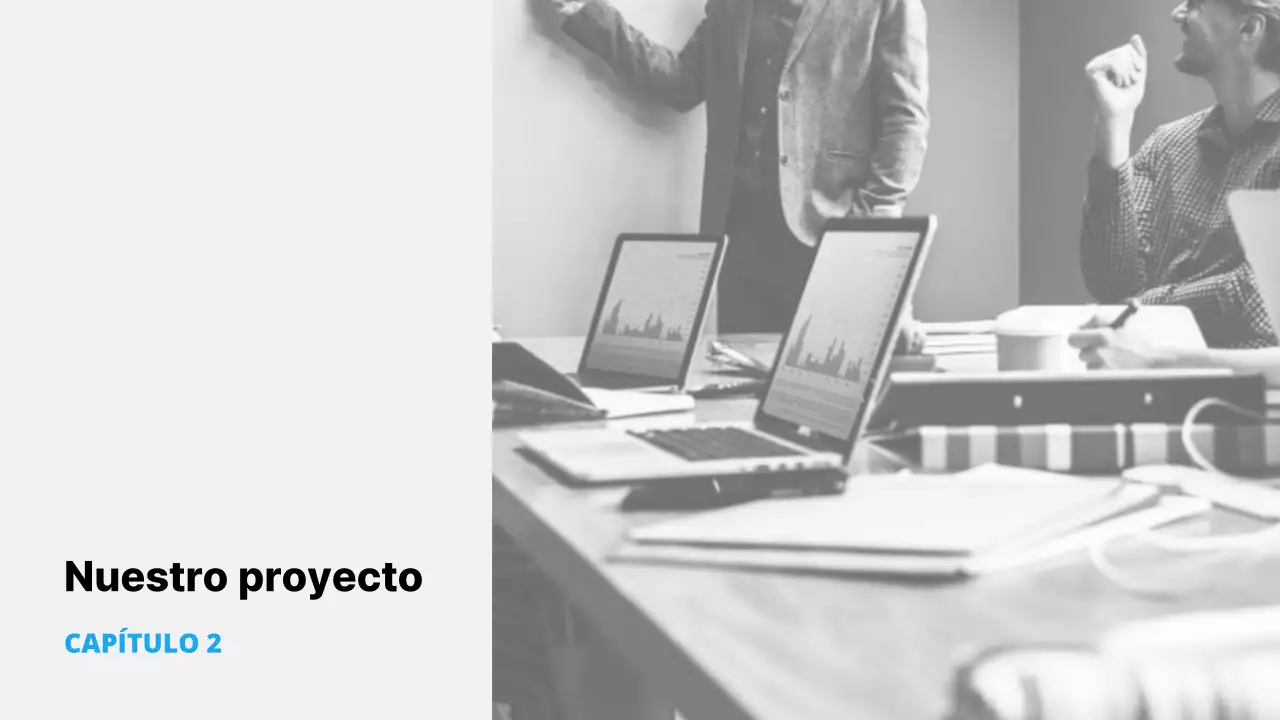 Negocio sencillo en blanco y azul claro