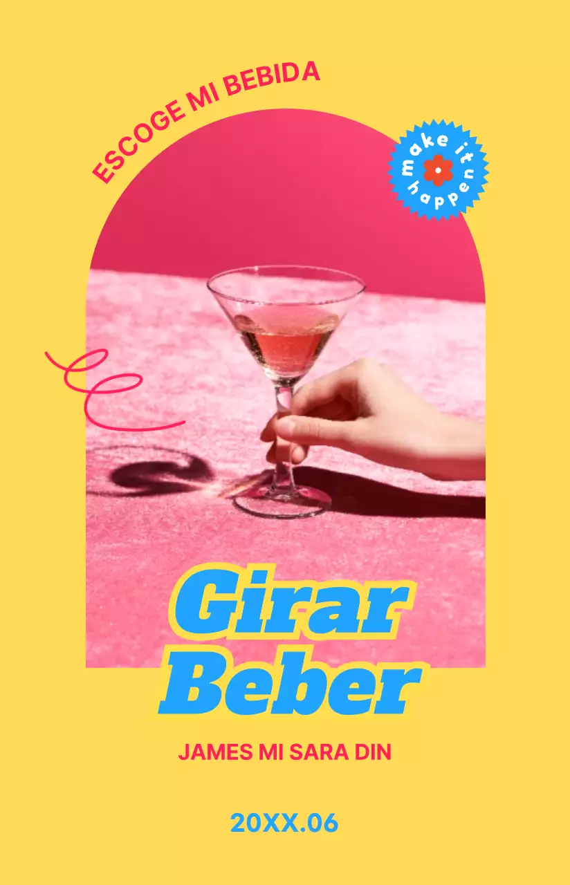 Carteles de películas con marcos de sentimientos adolescentes y pegatinas de colores llamativos