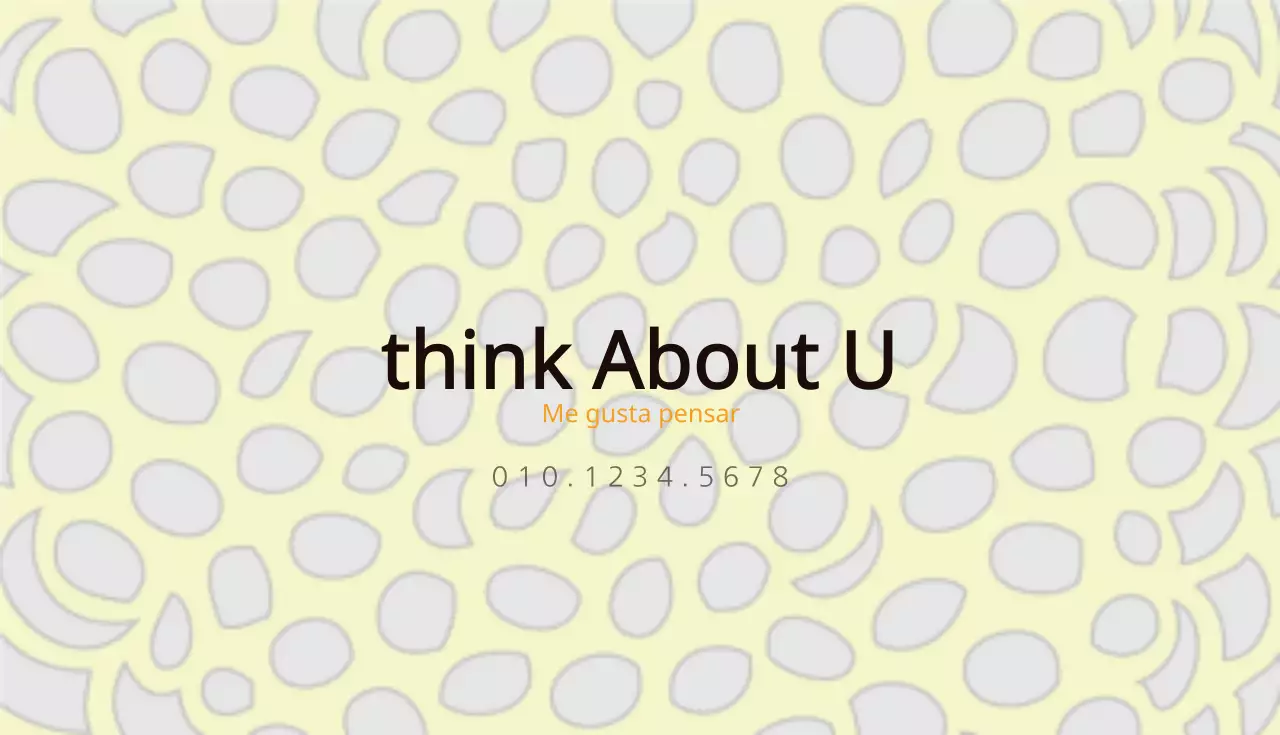 Pensar en U