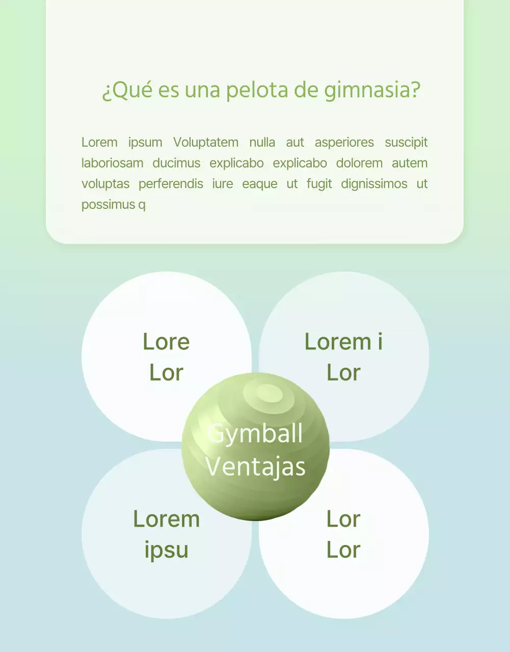 Presentamos la máquina artística de bolas de gimnasia de color morado, verde lima y azul