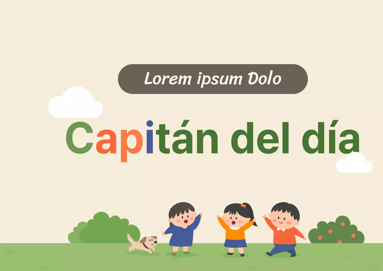 Estilos de ilustración coloridos y simpáticos para el texto guiado y decoraciones de pizarra para las lecciones de hoy.