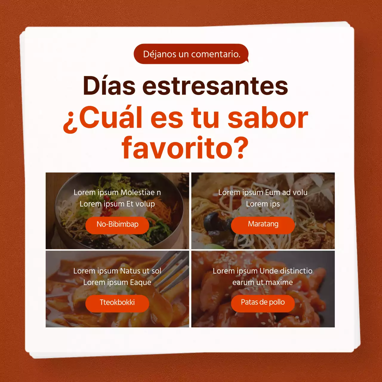 Tarjeta roja picanteDiseño de noticias