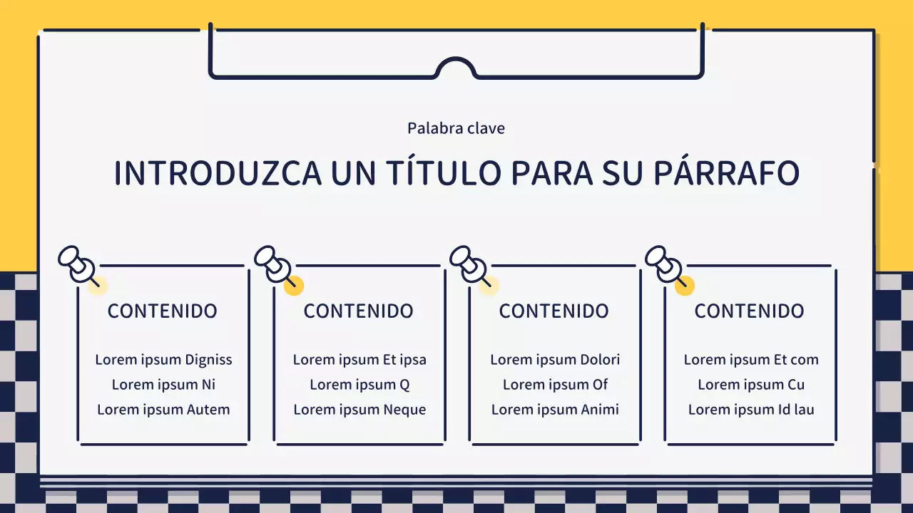 Presentación sobre el diseño de iconos bonitos y básicos en verde y amarillo