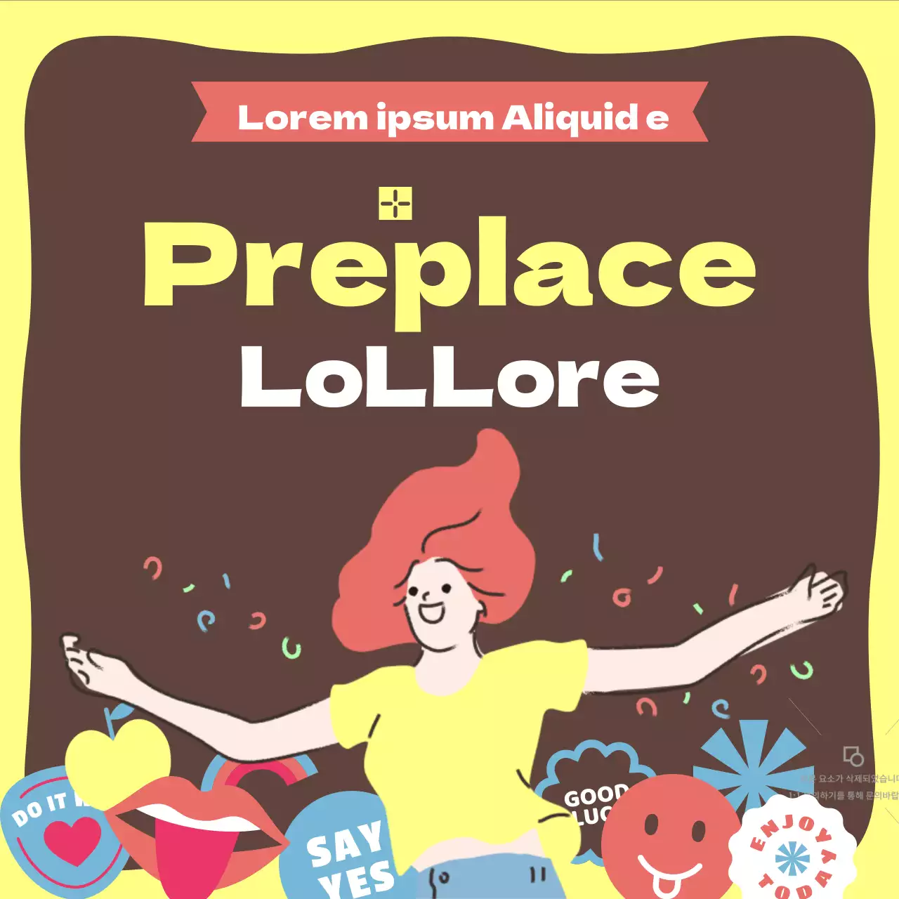 Un colorido tema de guía espacial inspirado en una fiesta con ilustraciones de lápices de colores