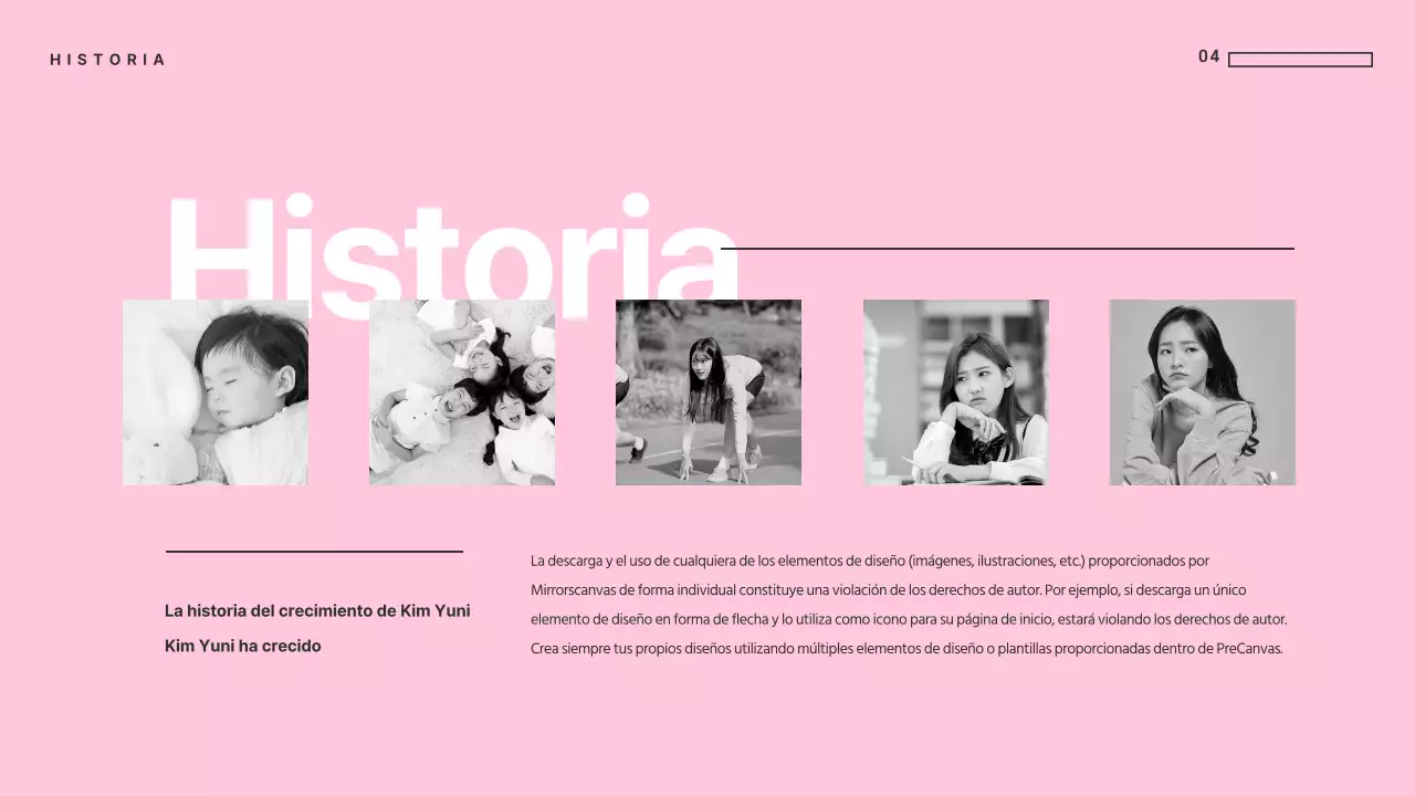 Presentaciones únicas