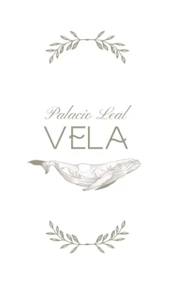 Una vela con una elegante ilustración de texto en color topo