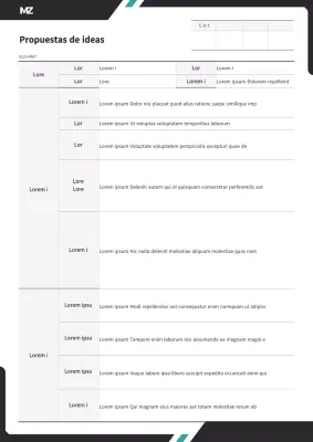 Un concepto limpio y diagonal en negro y menta.