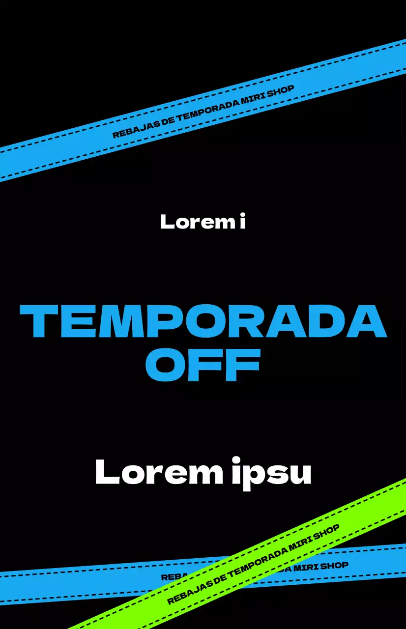 Anuncios de venta de caderas sobre fondo negro