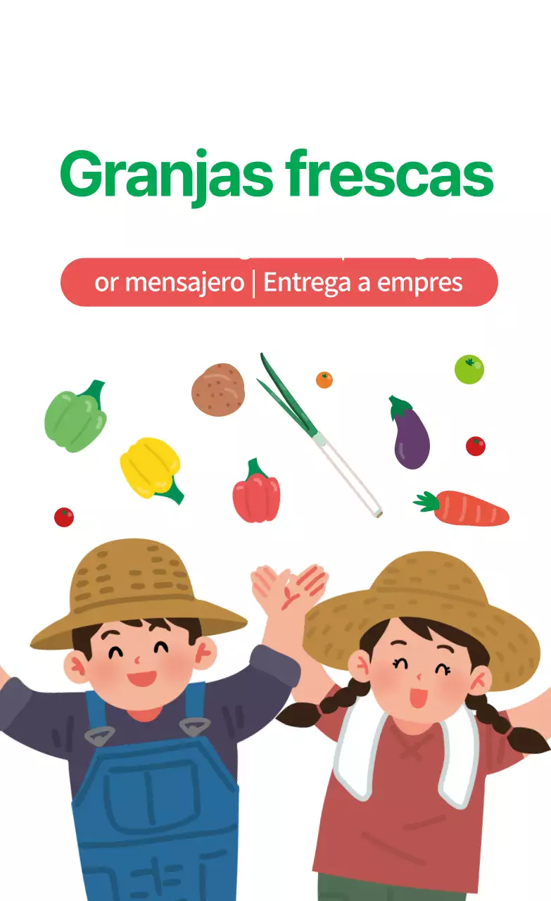 Ilustración en blanco bonita etiqueta de granja