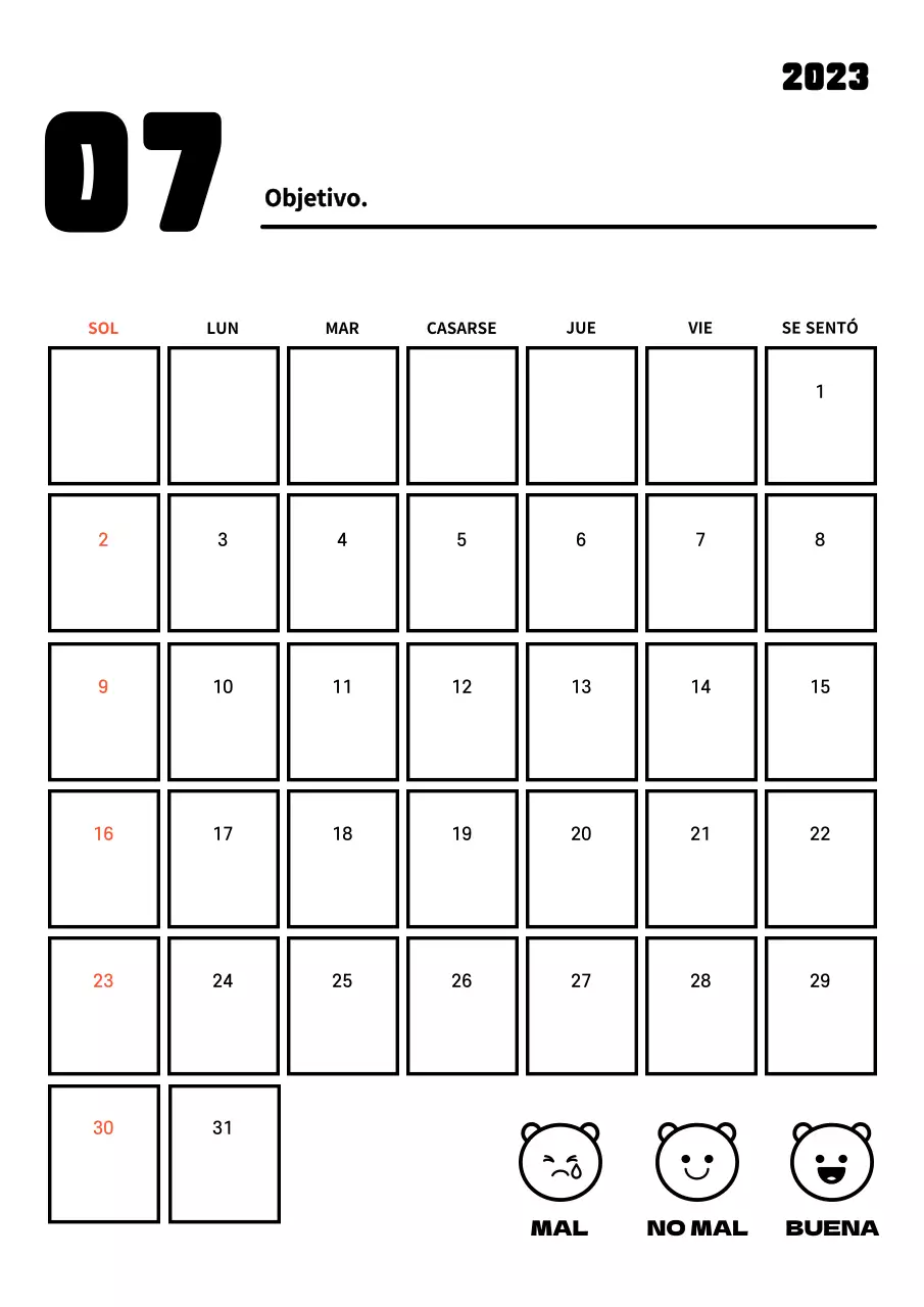 Seguimiento de objetivos de Año Nuevo con líneas limpias