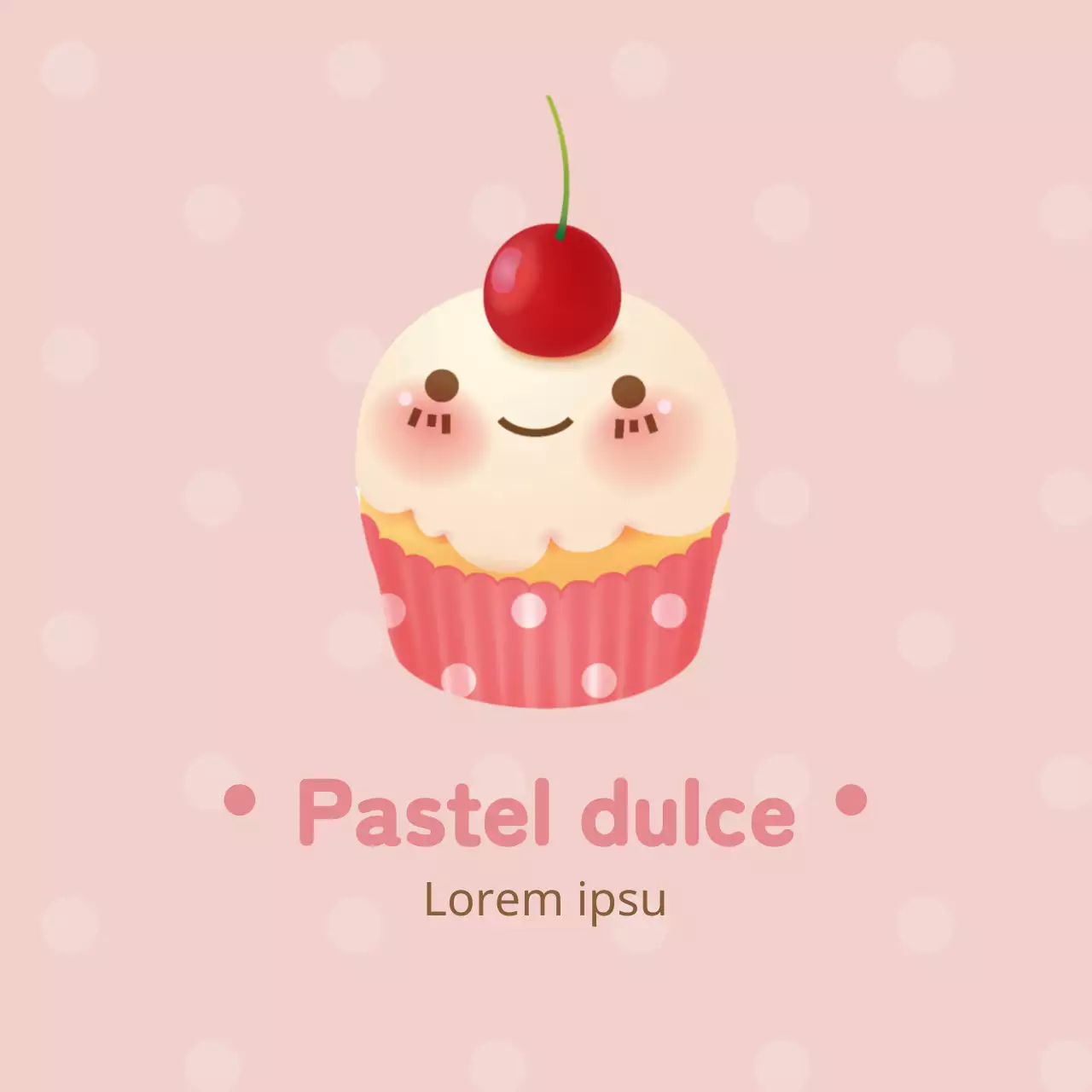 Pastel dulce