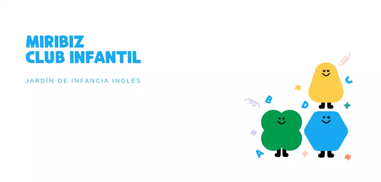 Club infantil con simpáticos personajes