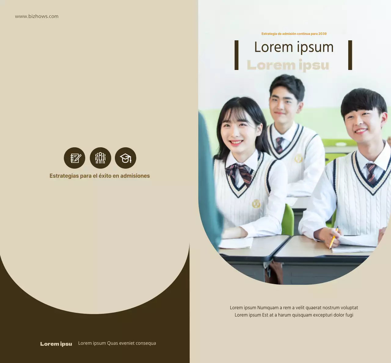 Información sobre las escuelas especializadas en pruebas de acceso a la universidad de color marrón