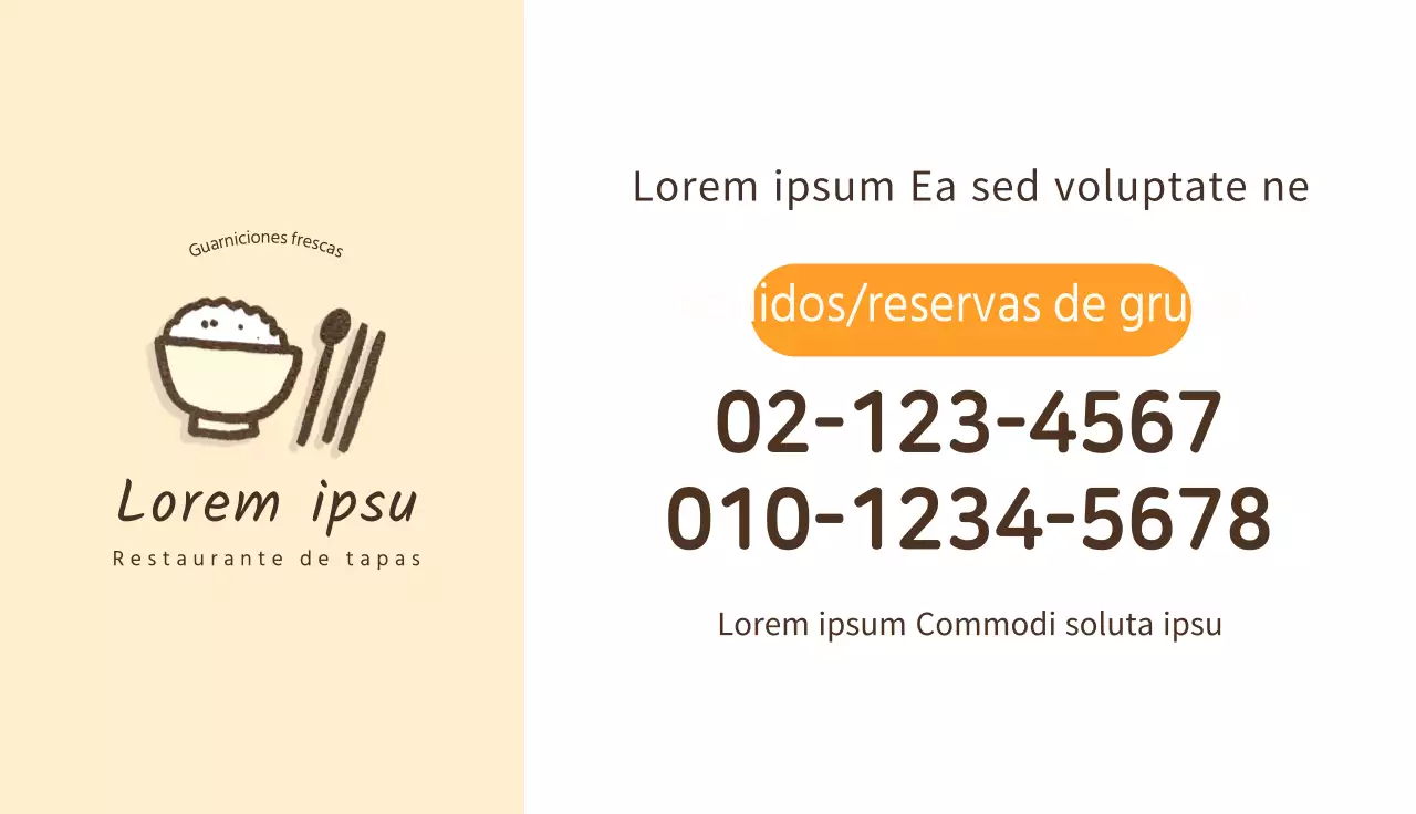 Bonitas tarjetas de visita de delicatessen