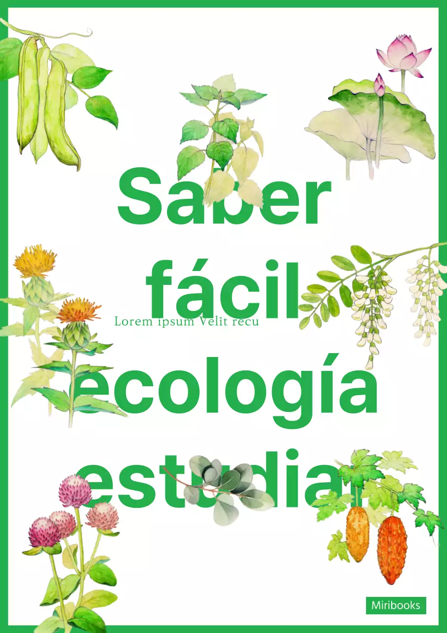 Ecología resaltada en texto verde