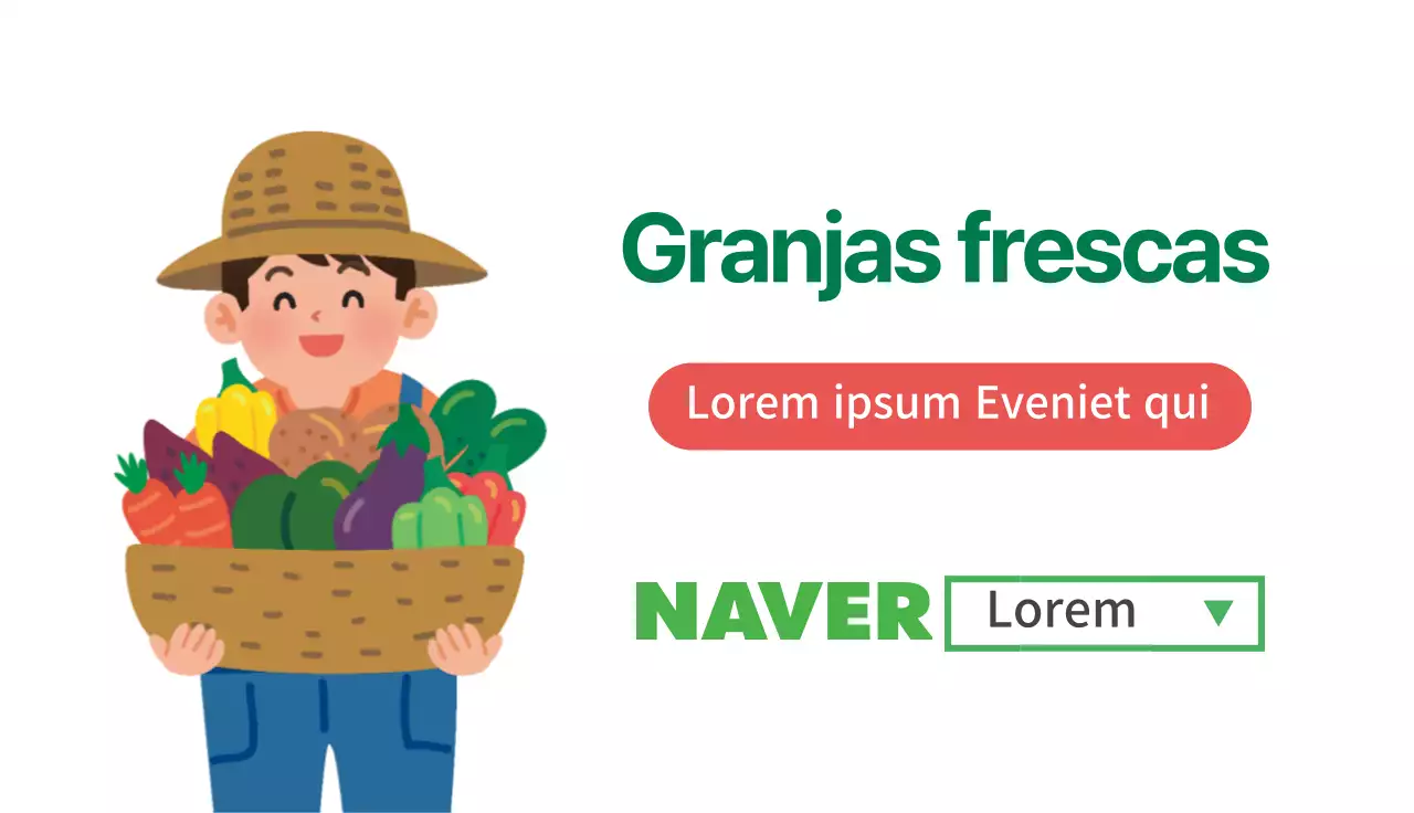 Ilustración verde productos bonitos