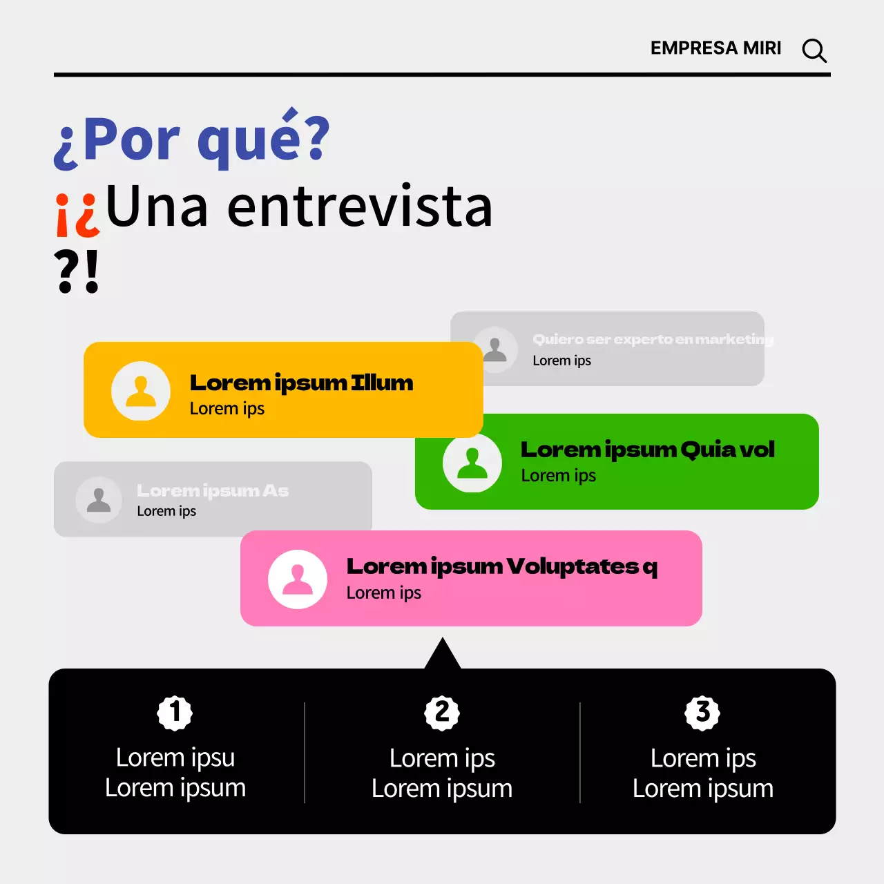 Ferias de empleo en línea con conceptos coloridos y simpáticos