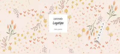 Estampado floral ilustrado beige