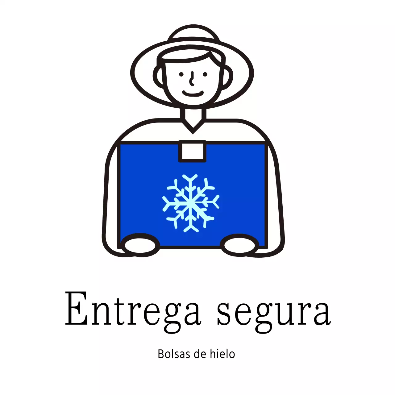 Entrega segura de marisco