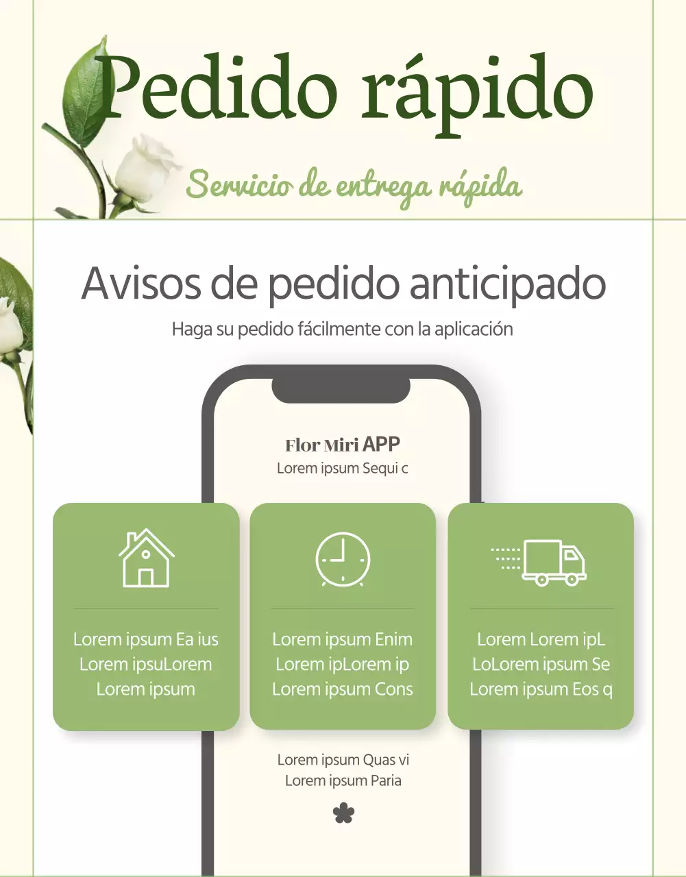 Presentamos un encantador servicio de entrega de flores de lujo verdes y rosas