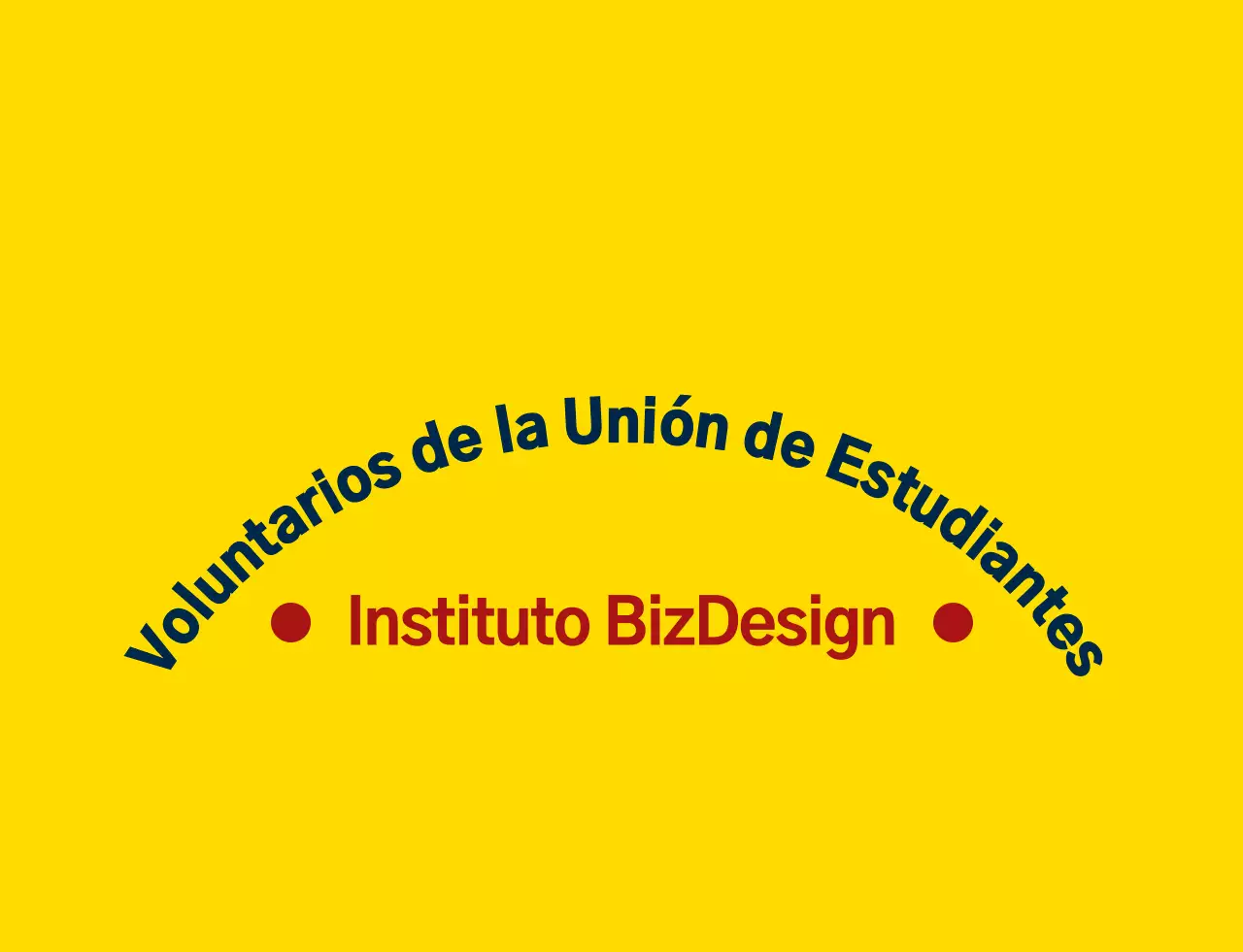 Simple y limpio símbolo de escudo y emblema logotipo estilo combinación en amarillo y azul marino-rojo Organización de servicio de gobierno de estudiantes de secundaria.