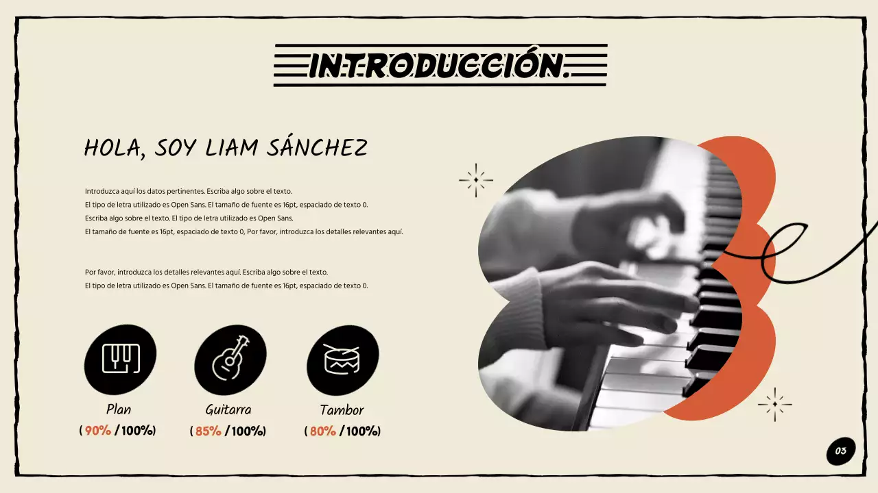 Cartera Compositor en naranja y negro