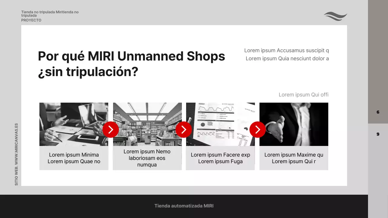 Una propuesta de negocio con fotos sobre fondo gris
