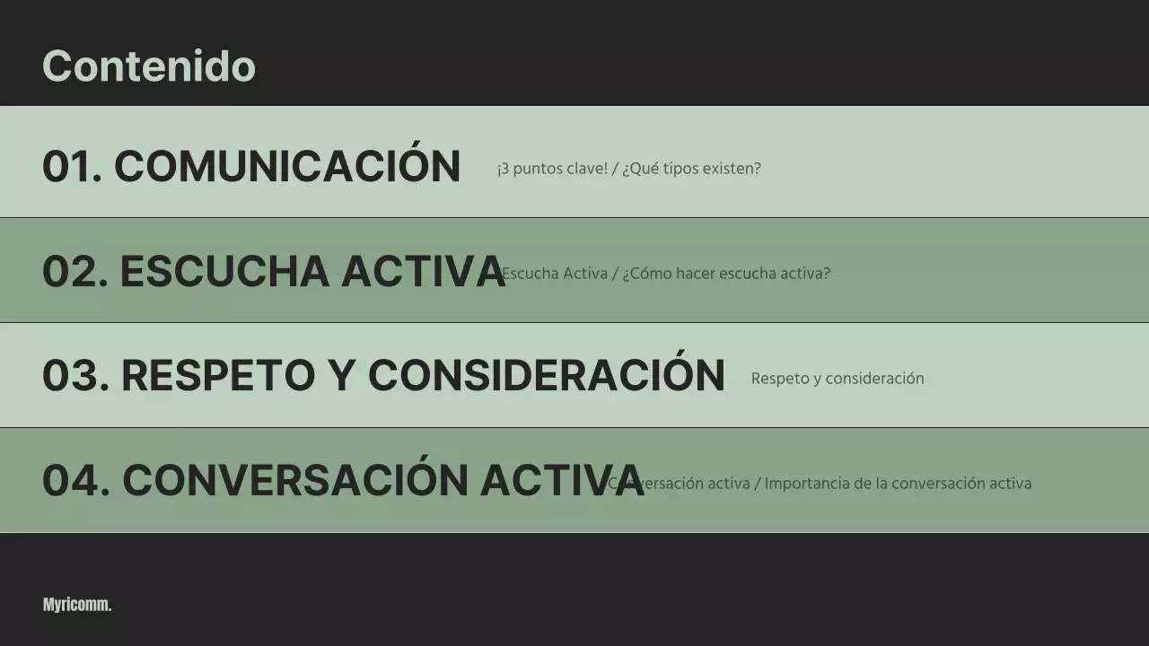 Estrategias de comunicación eficaces en color verde
