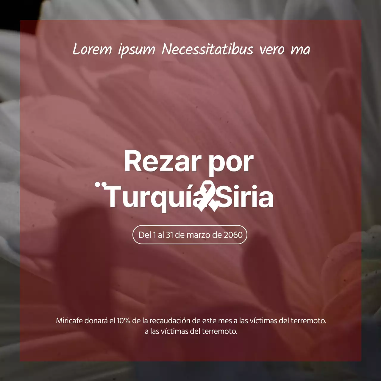 Un memorial de crisantemos en gris y rojo