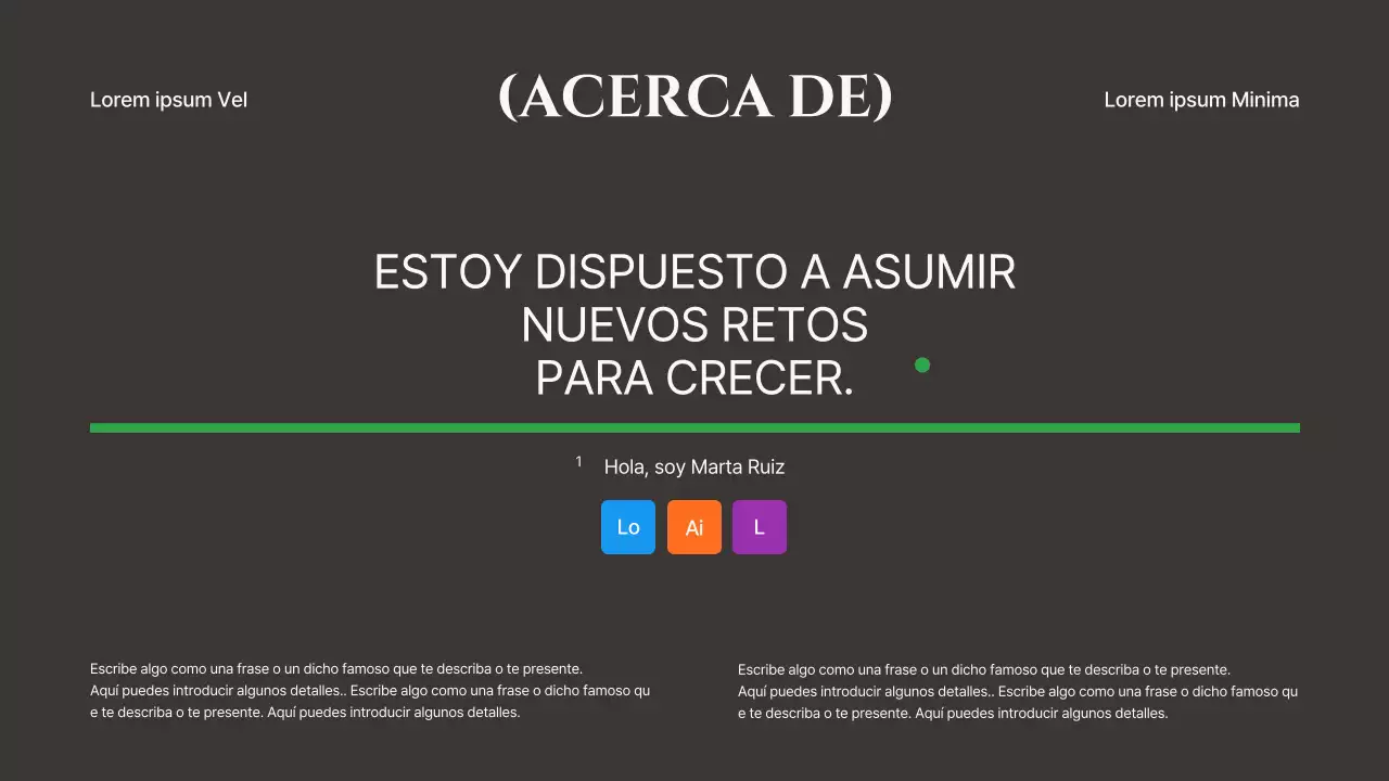 Cartera de diseño conceptual de líneas y formas grises y caqui