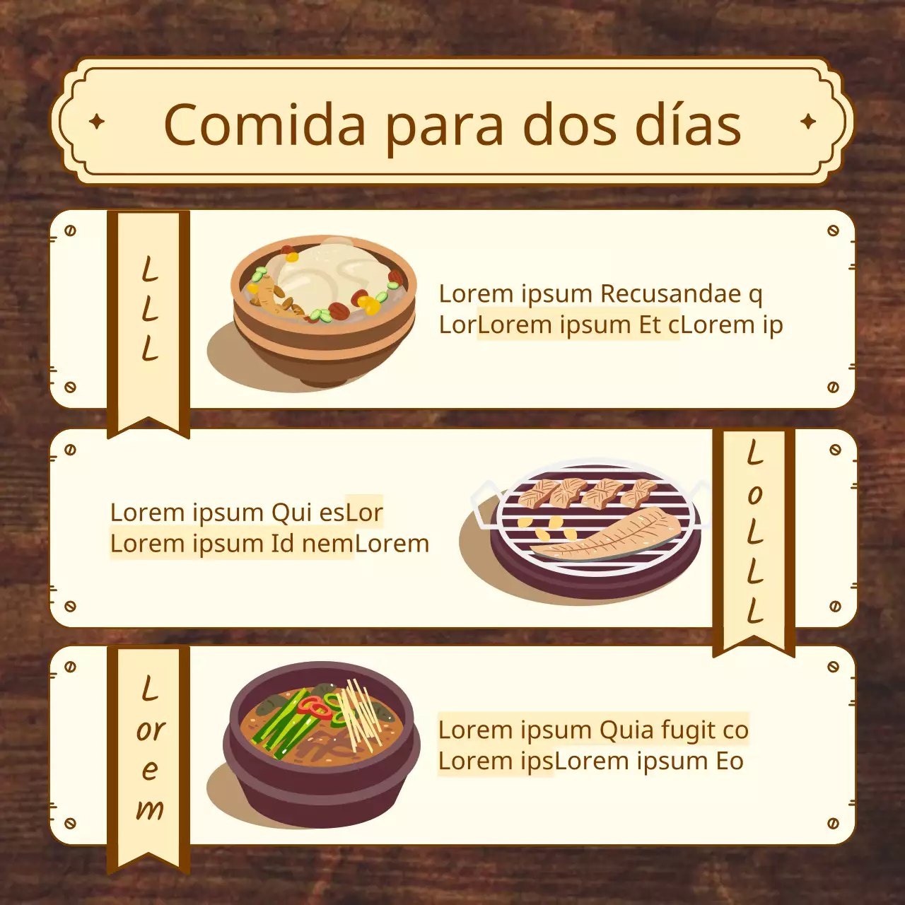 Sobre el tradicional traje de tres piezas marrón y beige