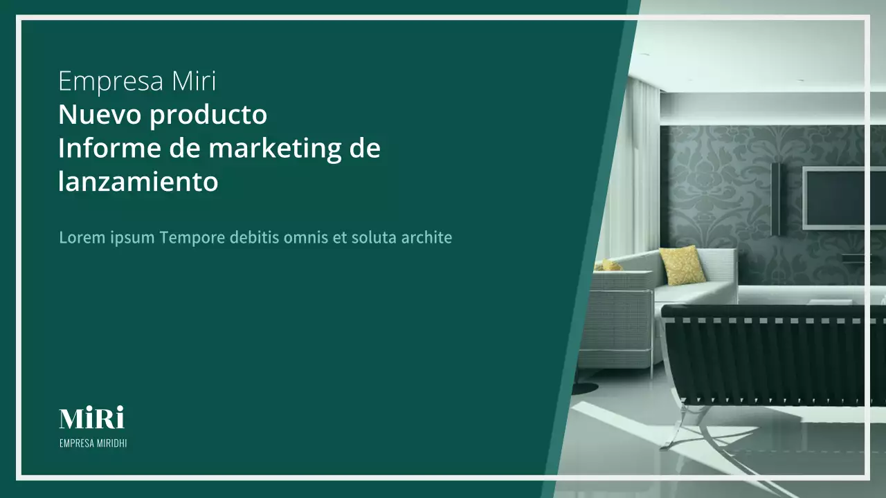 Plan de marketing online para muebles verde oscuro